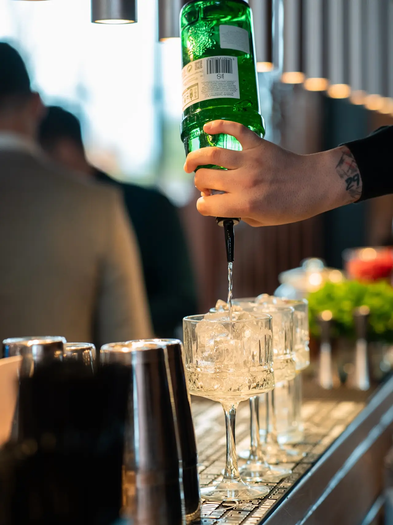 Moment de la un eveniment privat servit de Cofftails Events